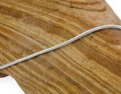Damenketten|Elfen Schmuck Schlangenkette 925 Silber 0,9 mm 45 cm