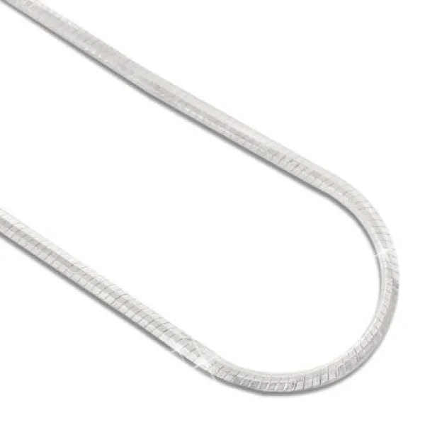 Damenketten|Elfen Schmuck Schlangenkette vierkant 925 Silber 1 mm 50 cm