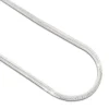 Damenketten|Elfen Schmuck Schlangenkette vierkant 925 Silber 1 mm 40 cm