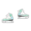 Ohrstecker|Silber Ohrstecker|Elfen Schmuck Schlittschuhe Ohrstecker mit Glitzer 925 Silber