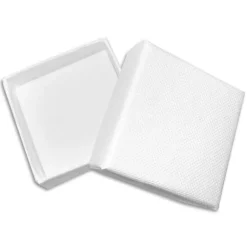 Anhänger Etuis|Ohrring Etuis|Elfen Schmuck Schmuck Schachtel weiß geprägt 45 x 45 x 22 mm