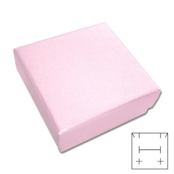 Anhänger Etuis|Ohrring Etuis|Elfen Schmuck Schmuck-Verpackung universal rosa 50 x 50 x 25 mm
