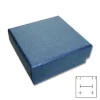 Anhänger Etuis|Ohrring Etuis|Elfen Schmuck Schmuck-Verpackung universal blau 50 x 50 x 25 mm