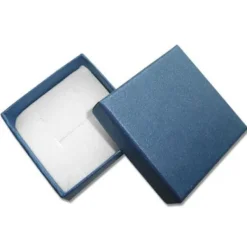 Anhänger Etuis|Ohrring Etuis|Elfen Schmuck Schmuck-Verpackung universal blau 50 x 50 x 25 mm
