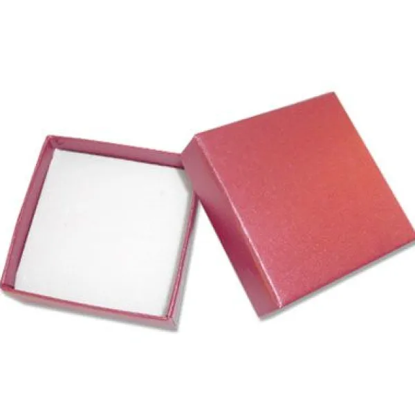 Anhänger Etuis|Ohrring Etuis|Elfen Schmuck Schmuck-Verpackung universal rot 50 x 50 x 25 mm