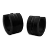 Klapp-creolen|Klapp-Creolen|Elfen Schmuck Schwarze breite Edelstahl Herren Creolen