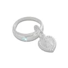 Anhänger Für Kinder|Silber Anhänger|Elfen Schmuck Taufring Anhänger Engel mit Blautopas hellblau 925 Silber