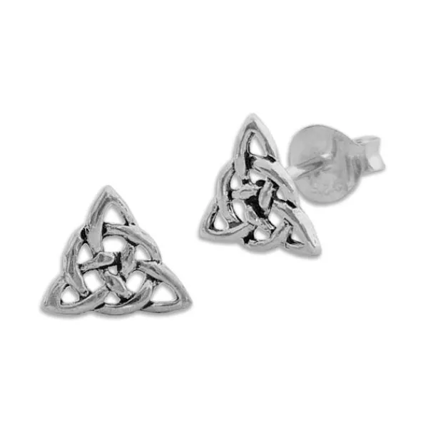 Ohrstecker|Ohrstecker|Elfen Schmuck Triquetra Knoten Ohrstecker 925 Silber