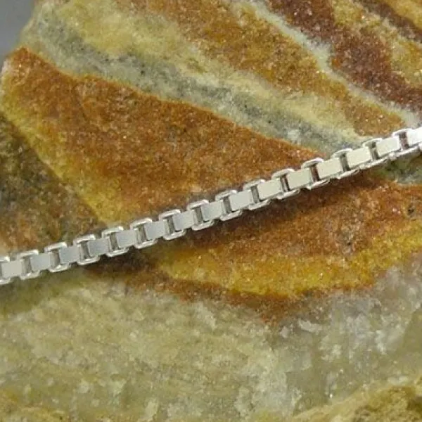 Kinderketten|Damenketten|Elfen Schmuck Venezianer Kette 925 Silber 1 mm 40 cm